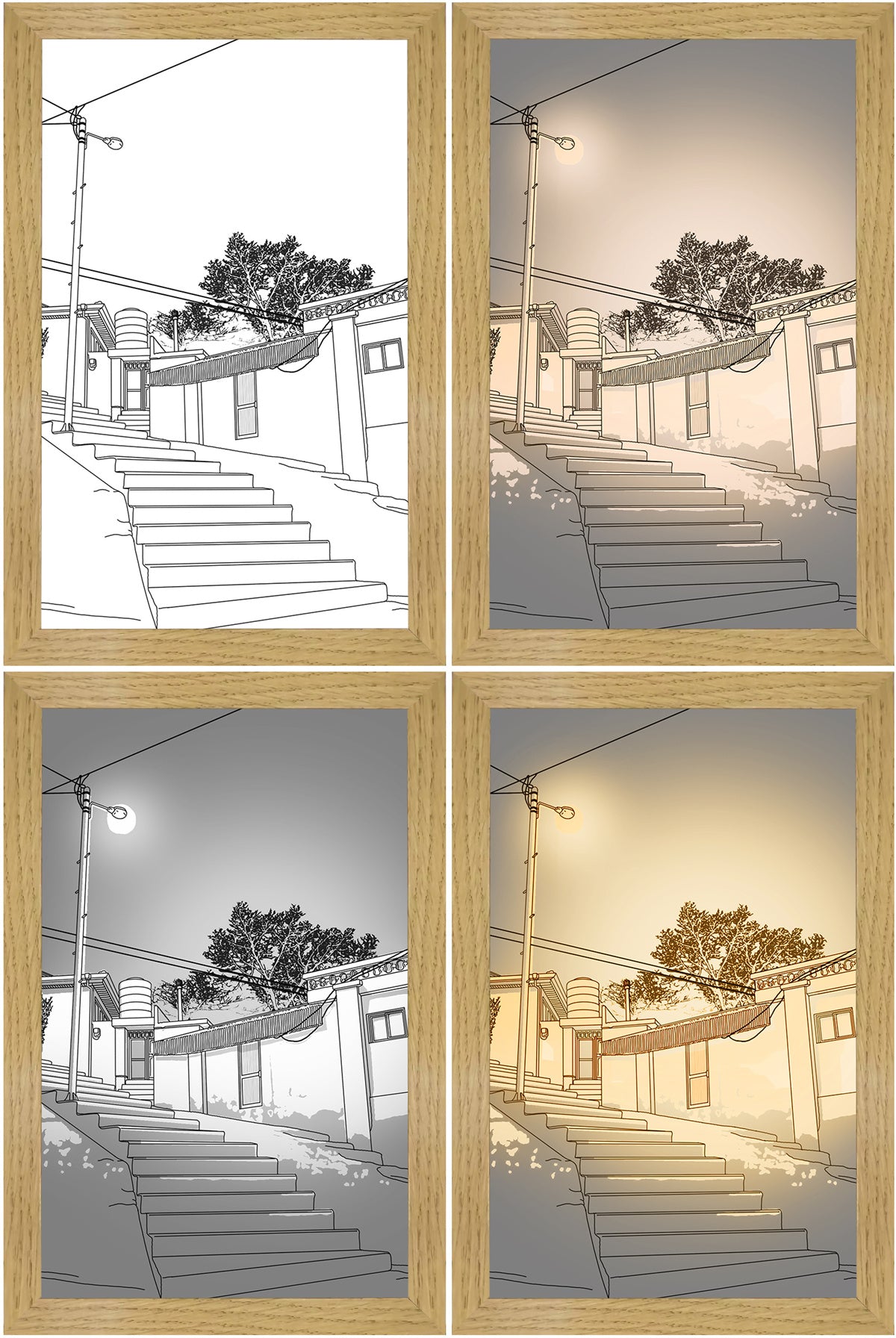 LED illuminated Picture Frame