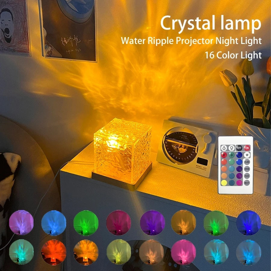 LED Water Ripple Lamp