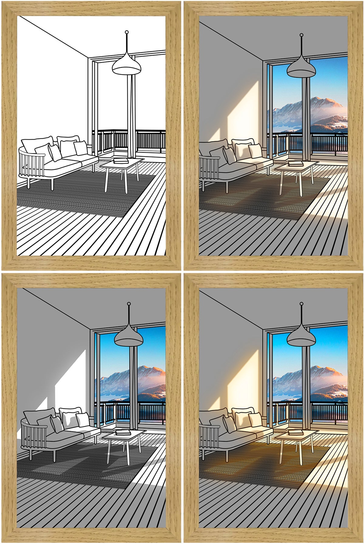 LED illuminated Picture Frame