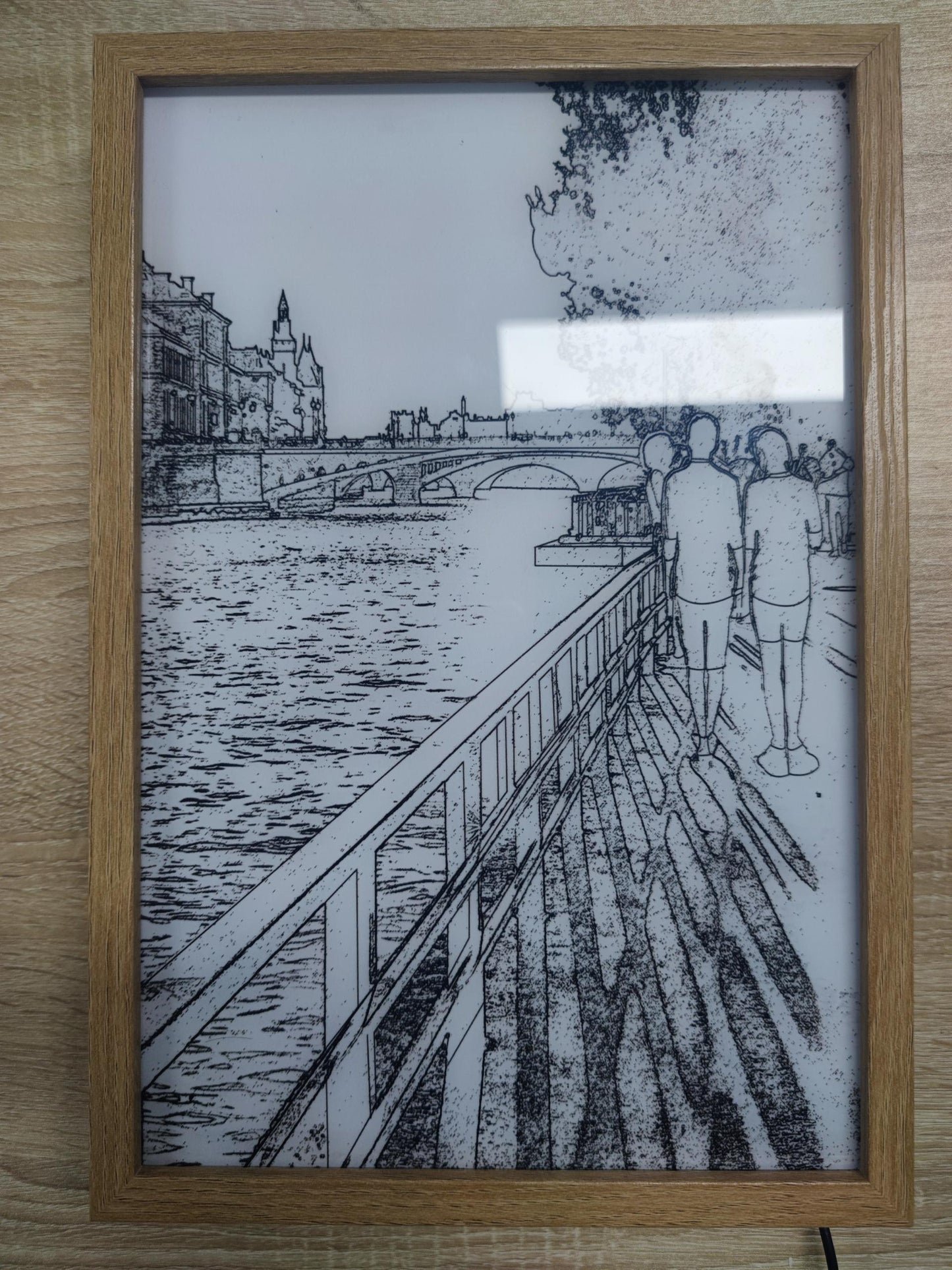 LED illuminated Picture Frame