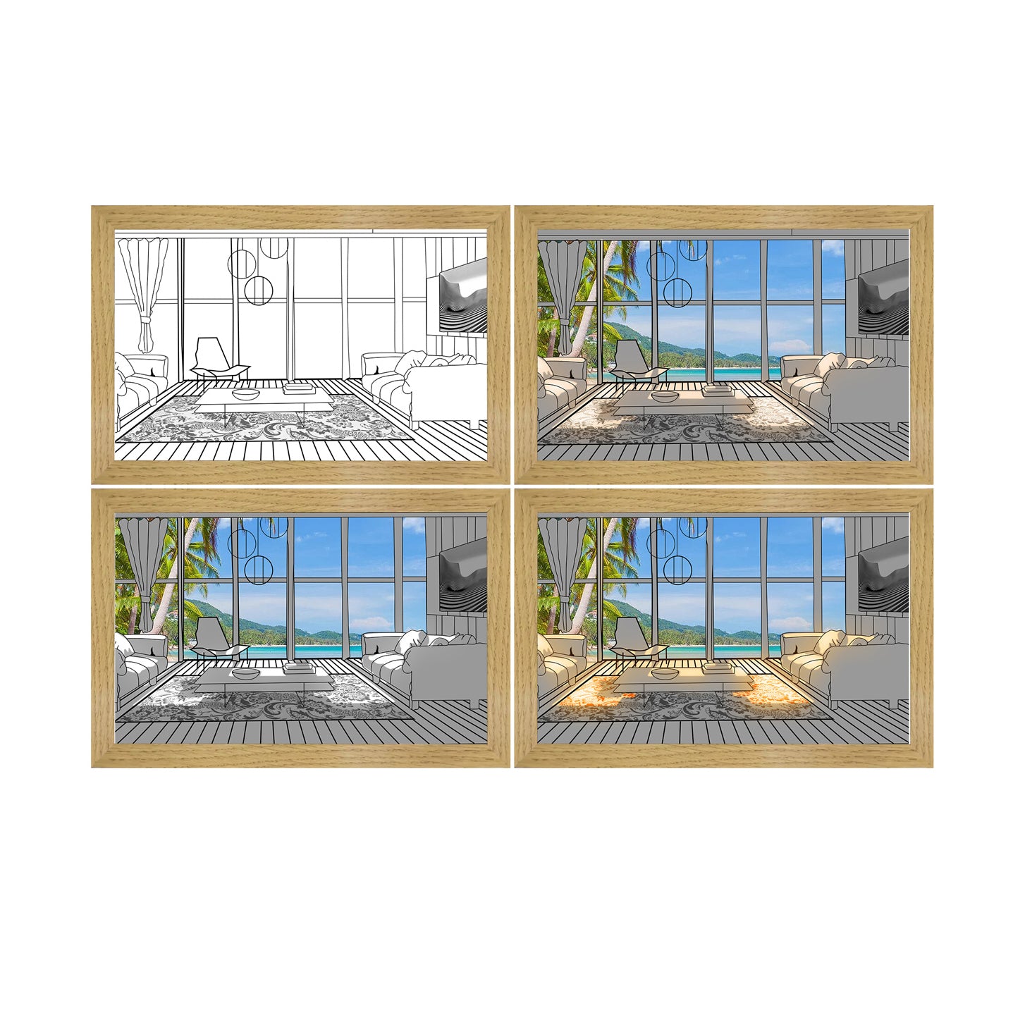 LED illuminated Picture Frame