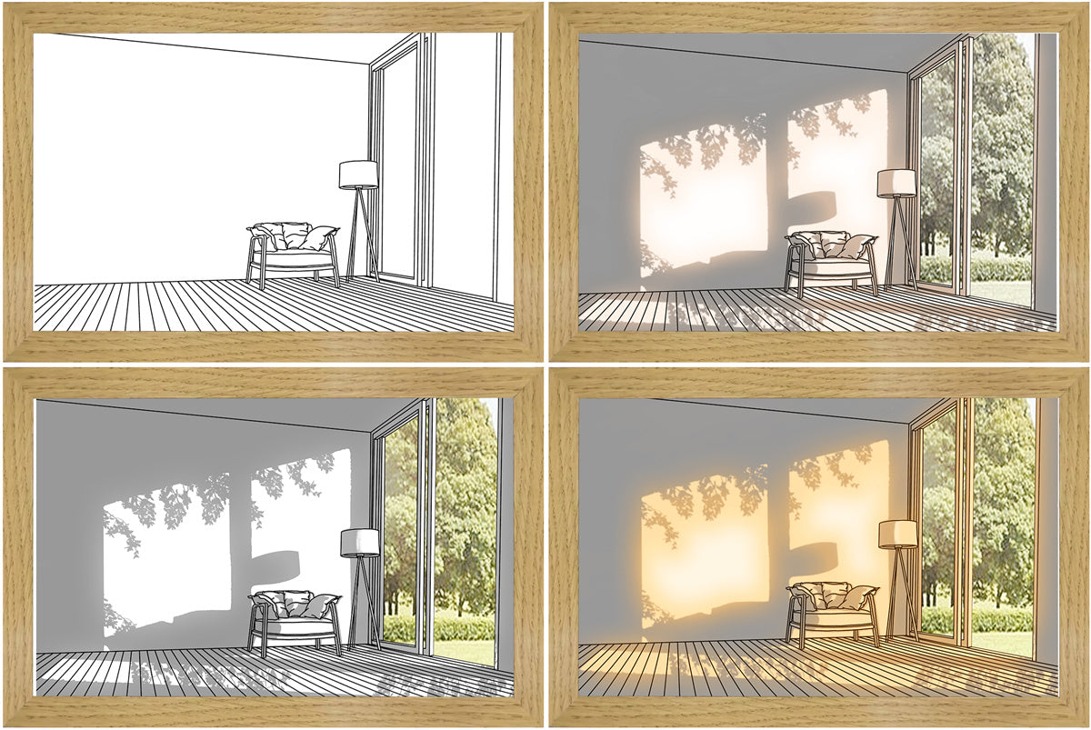 LED illuminated Picture Frame
