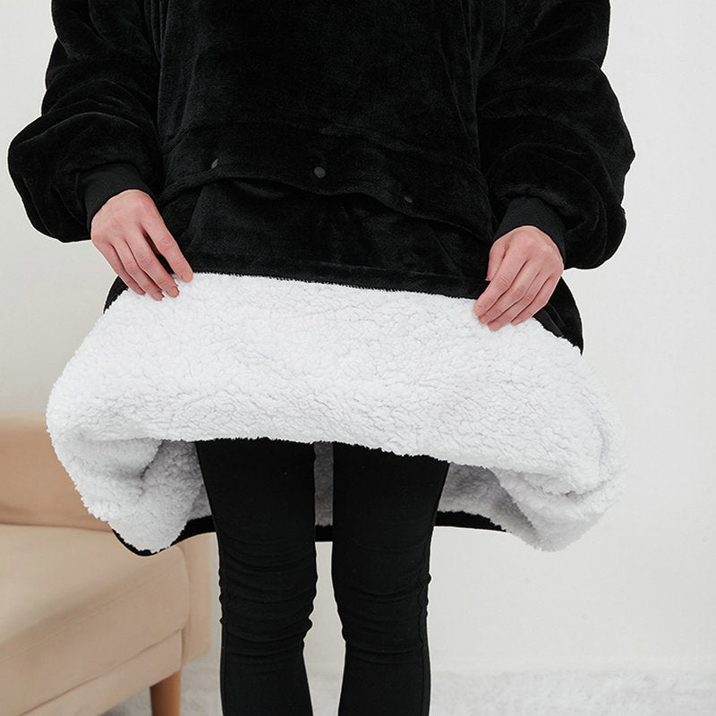 Heated Hoodie Blanket