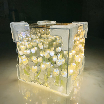 Cube Tulip Flower Lamp