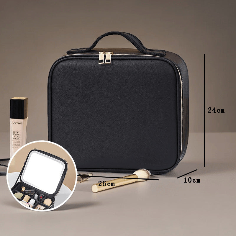GlowUp Makeup Travel Bag with LED Mirror