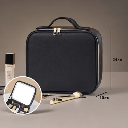 GlowUp Makeup Travel Bag with LED Mirror