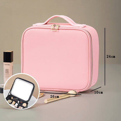 GlowUp Makeup Travel Bag with LED Mirror