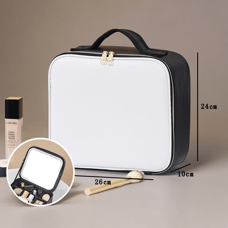 GlowUp Makeup Travel Bag with LED Mirror