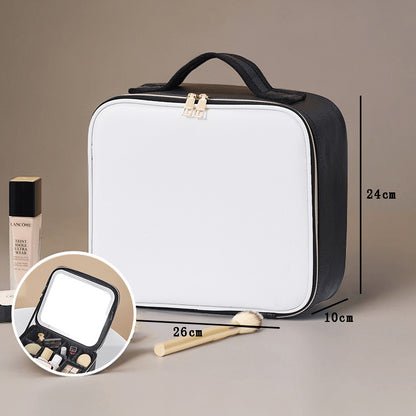 GlowUp Makeup Travel Bag with LED Mirror