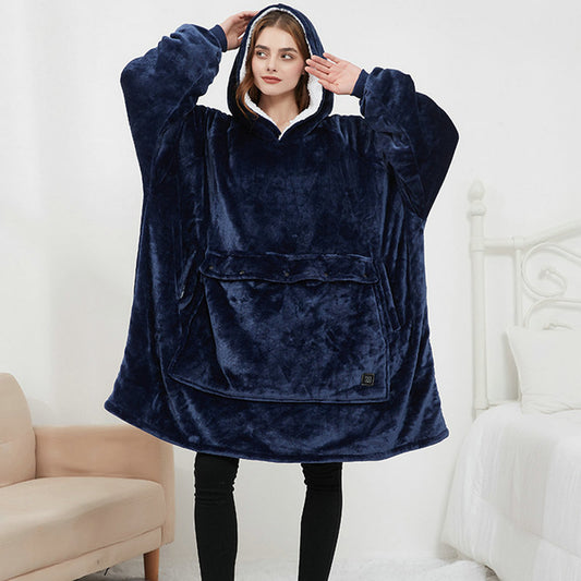 Heated Hoodie Blanket
